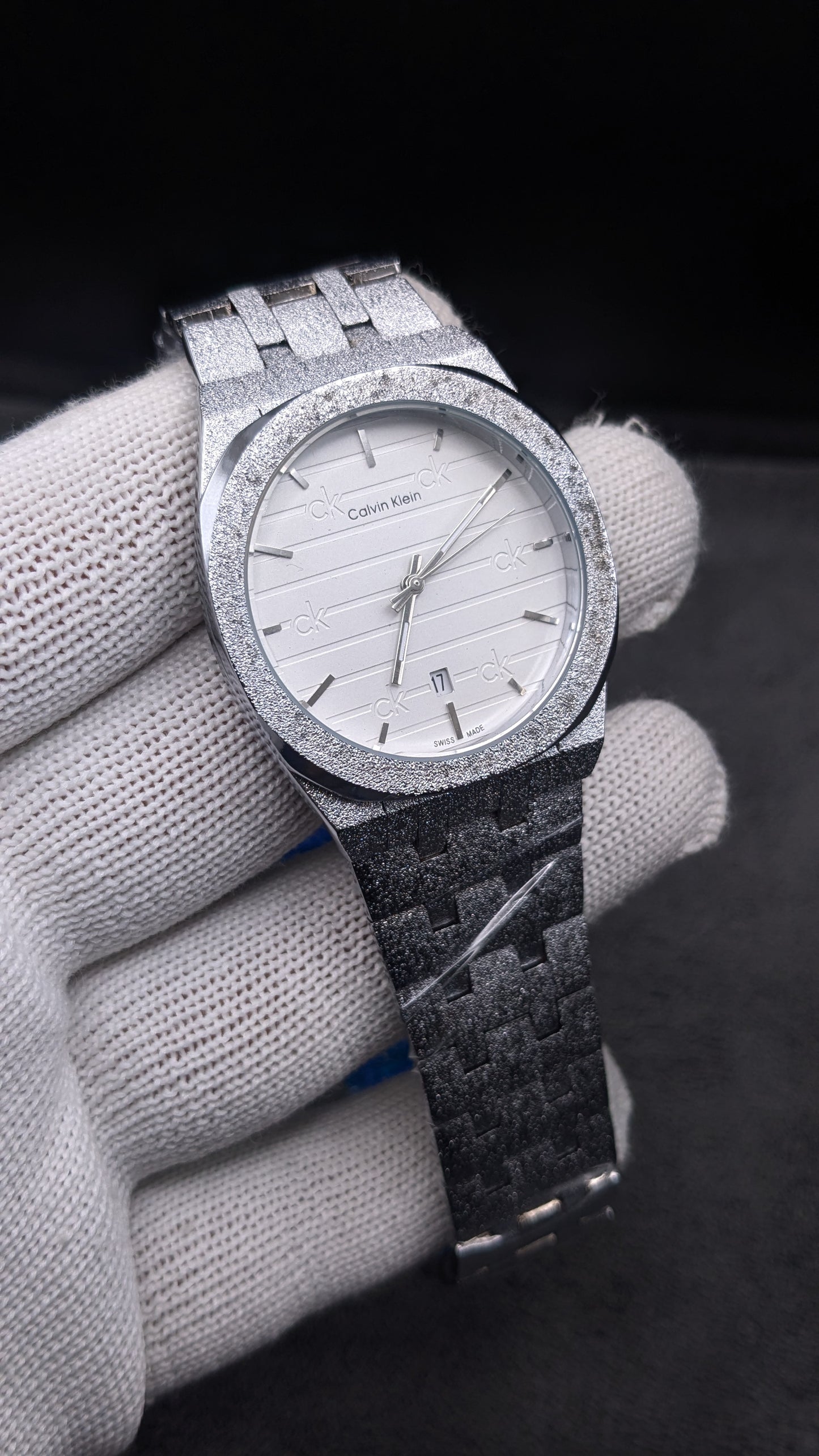 Classic Men's Watch Ice Blue Dial Business TLXT Ultra-thin Simple High-quality Stainless Steel Men's Wristwatch