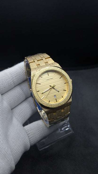 Classic Men's Watch  Ice Blue Dial Business TLXT Ultra-thin Simple High-quality Stainless Steel Men's Wristwatch