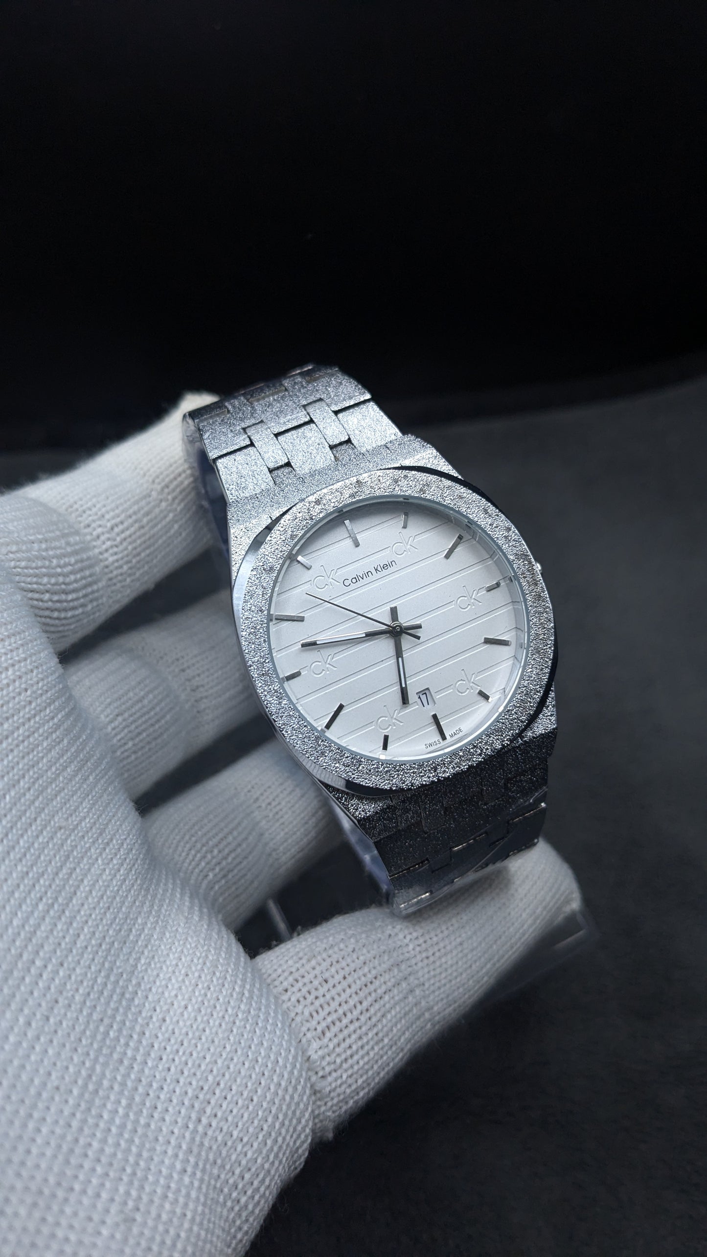 Classic Men's Watch  Ice Blue Dial Business TLXT Ultra-thin Simple High-quality Stainless Steel Men's Wristwatch