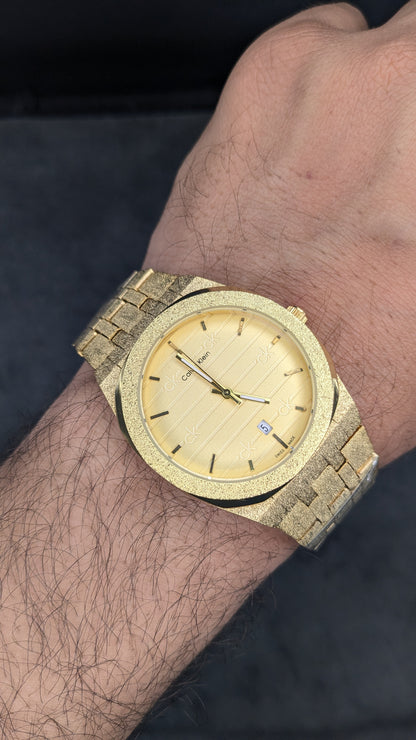 Classic Men's Watch  Ice Blue Dial Business TLXT Ultra-thin Simple High-quality Stainless Steel Men's Wristwatch